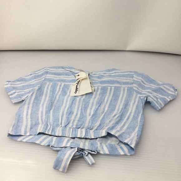 Maddie Tie Front Shirt (C15) - Picture 4 of 5
